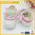 Ningbo factory White Baptism baby girl shoes